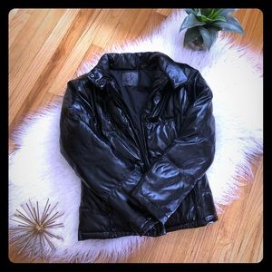 Calvin Klein Puffer Jacket - wet look/ nylon look